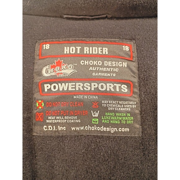 Choko Hot Pink Racing Snowmobile Jacket Women's 18 Powersports Waterproof HR4 - Picture 13 of 16